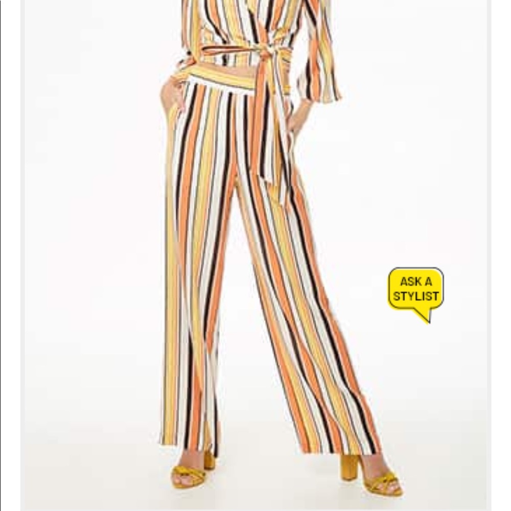 Striped Palazzo Pants